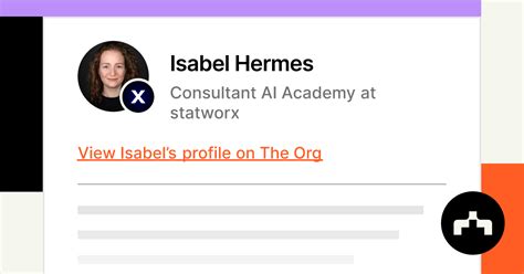 Isabel Hermes – Consultant AI Academy – statworx .